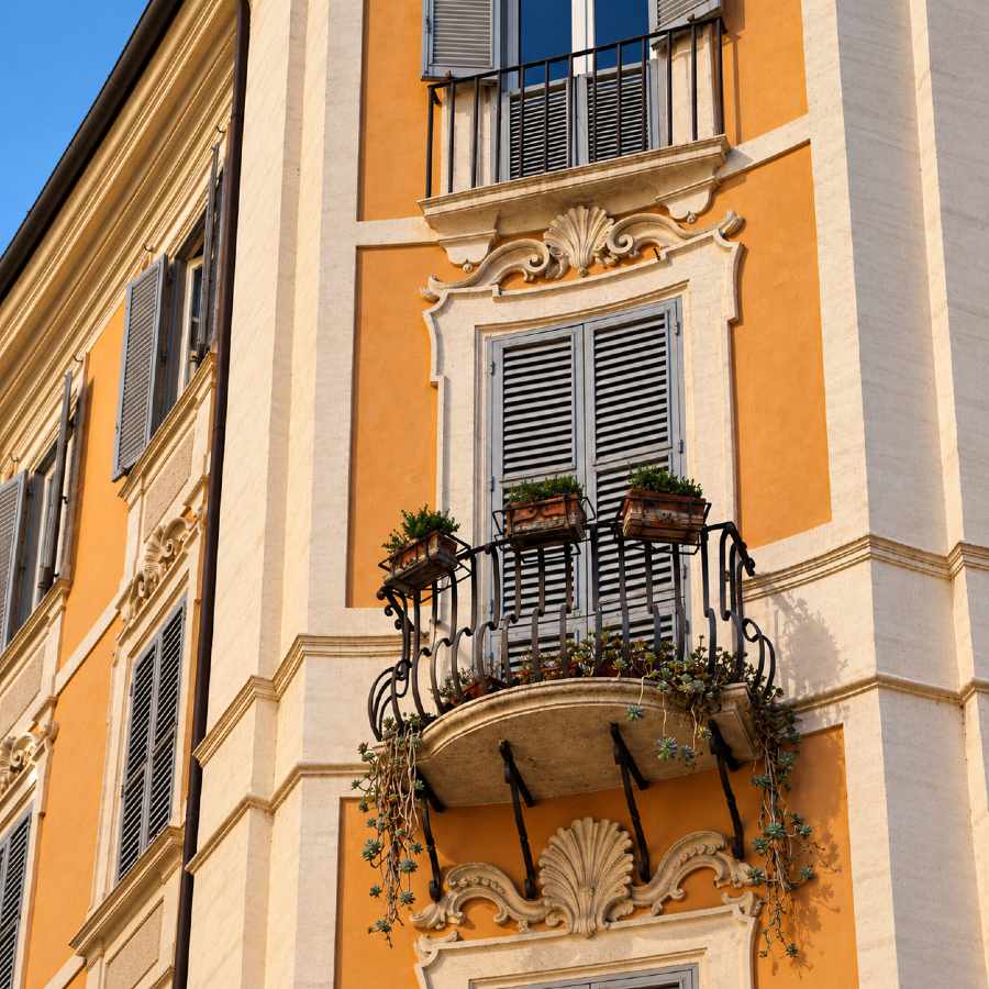 Ristrutturazione completa di un balcone a Roma