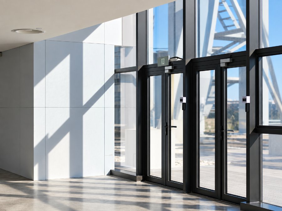 Sostituzione porte-finestre in ufficio a Roma